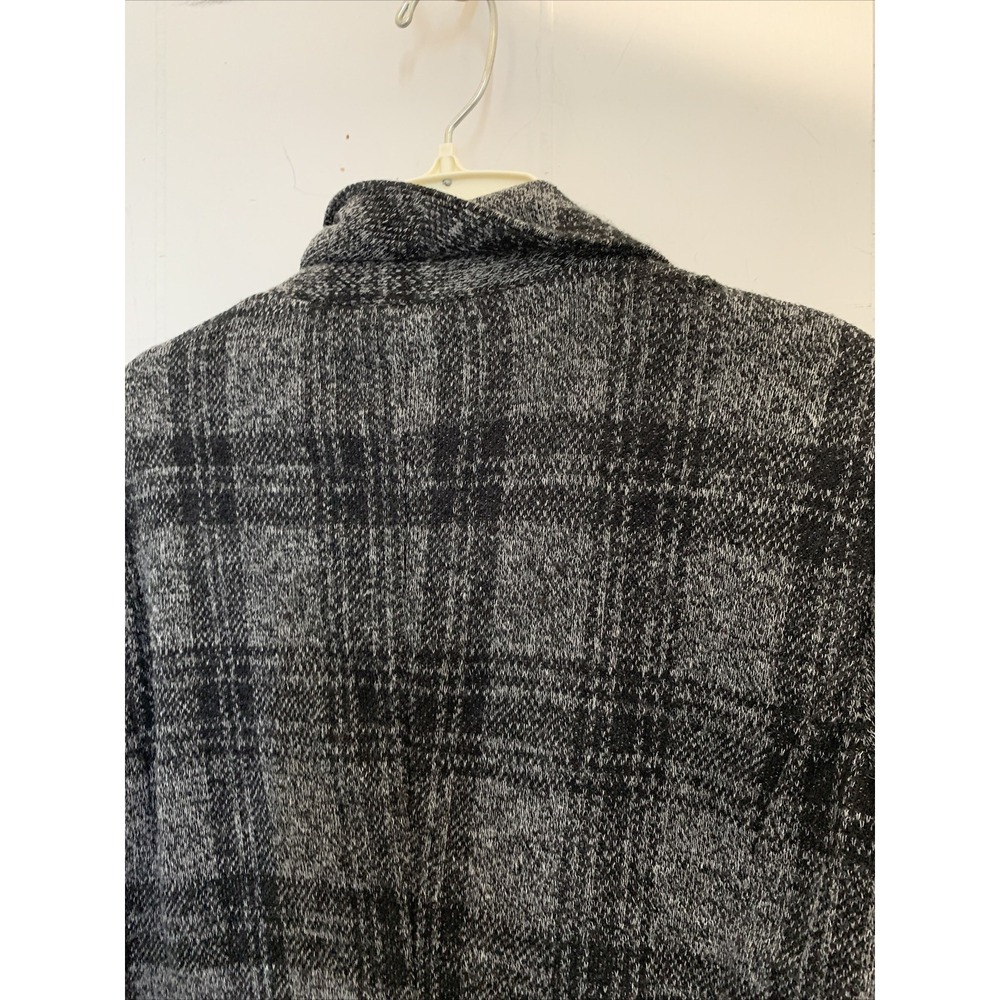 LC Lauren Cardigan Women's‎ Small Conrad Black Striped Long Sleeve Knit Sweater - Picture 10 of 10